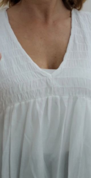 Pantalón ancho verde de punto.M/L. Evima