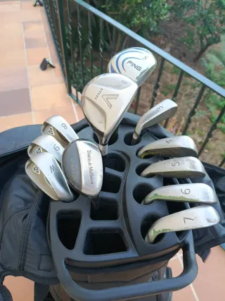 Bolsa de golf  + palos Ping