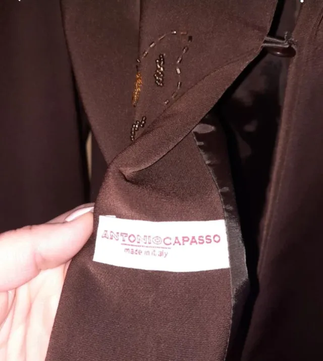 Tailleur Elegante Antonio Capasso Marrone XL