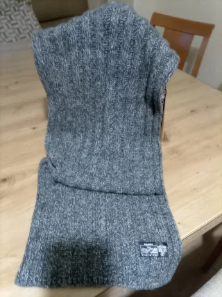 Bufanda MUANFA gris de punto