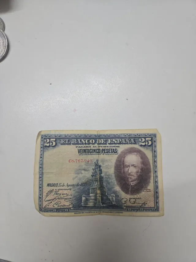 Billete 25 Pesetas Banco de España 1928
