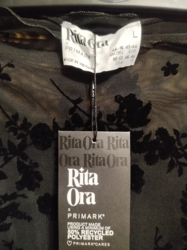 Top Transparente Rita Ora