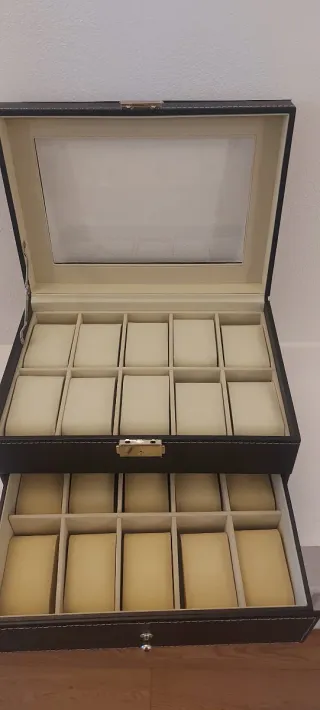 Scatola porta orologi 20 posti