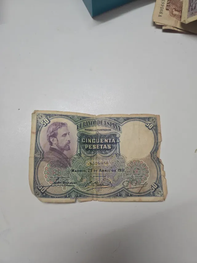 Billete 50 Pesetas Banco de España 1931