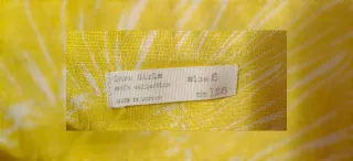 Vestido amarillo estampado con blanco Zara Girls