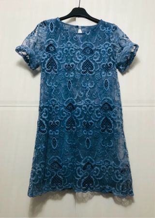 Abito mezza manica carta zucchero