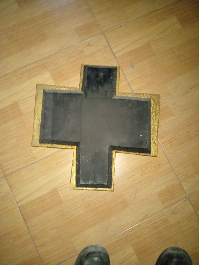 Cuadro Decorativo Cruz Cerámica