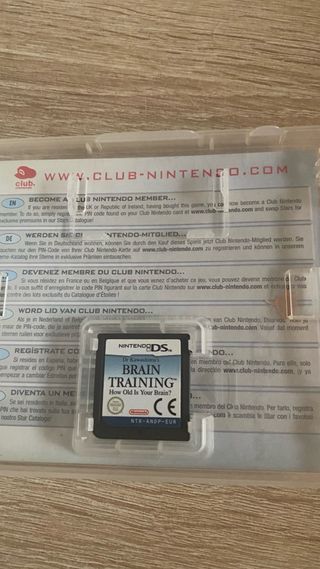 Juego Nintendo DS Brain Training