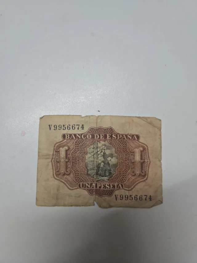 Billete 1 Peseta Banco de España 1953