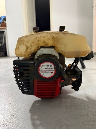 Desbrozadora de gasolina con arnés