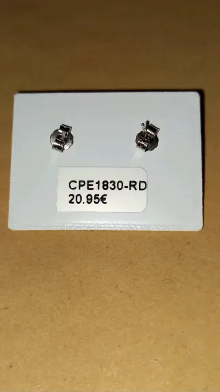 Pendientes Plata Ley Perlas