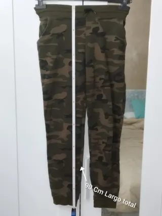 Pantalón chándal camuflaje niño T.XS