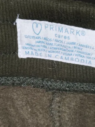 Pantalón chándal camuflaje niño T.XS