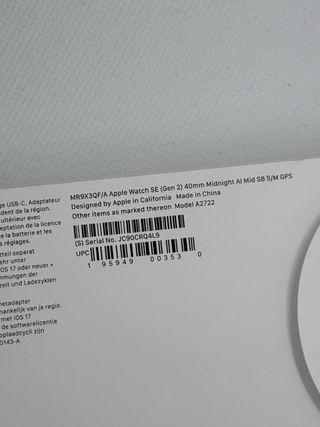 100% - Apple Watch SE 2 40mm GPS