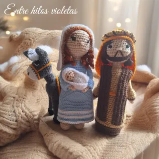 Belén crochet huida a Egipto