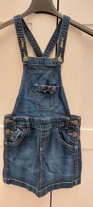 Salopette gonna jeans bambina