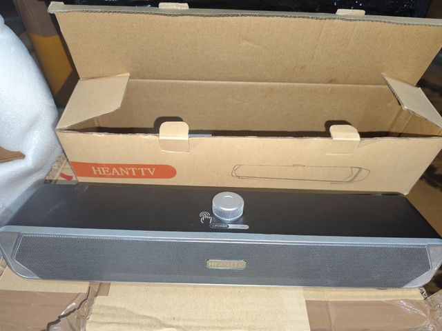 Barra de Sonido HEANTTV Negra y Plateada