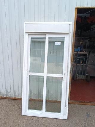 ventana 85x177 con climalit y mosquitera