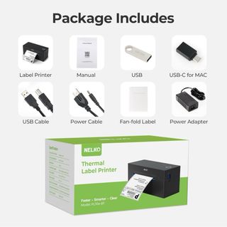 NUEVA Impresora Térmica Etiquetas Bluetooth 4x6