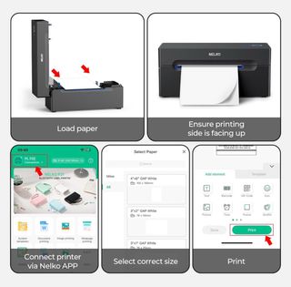 NUEVA Impresora Térmica Etiquetas Bluetooth 4x6
