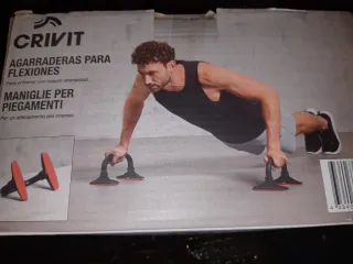 Crivit Agarraderas para Flexiones