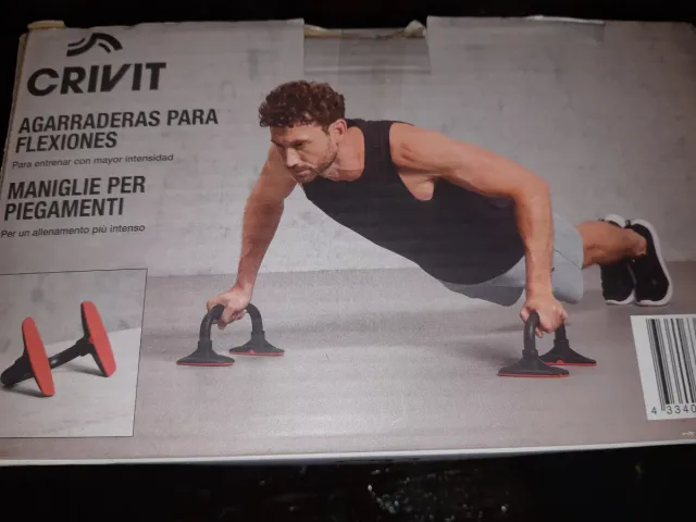 Crivit Agarraderas para Flexiones