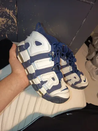 Zapatillas Nike Air More Uptempo Azul/Blanco