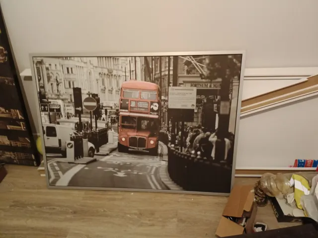 Cuadro Londres Bus Rojo 140x100cm