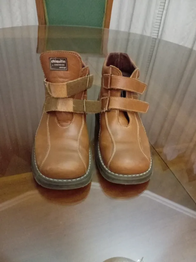 Botas Chiquitín  Piel Marrón Claro Talla 36
