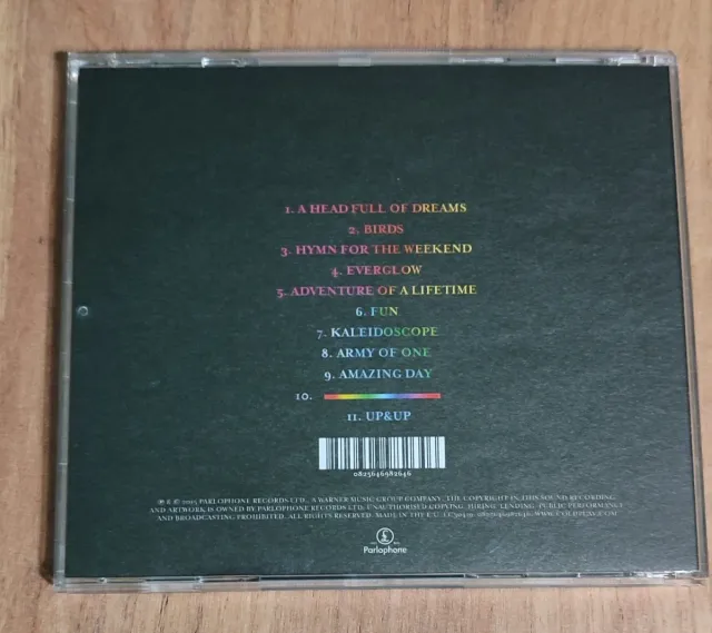 CD Coldplay A Head Full Of Dreams