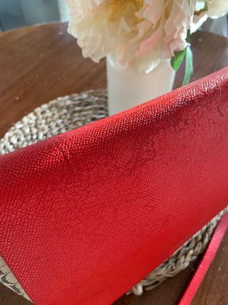Bolso Carolina Herrera Rojo y Beige