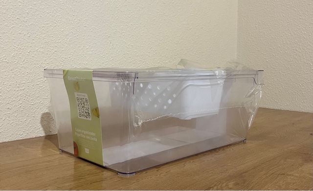 Cubeta Organizadora Plástico Transparente