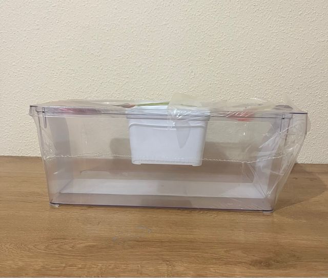 Cubeta Organizadora Plástico Transparente