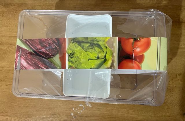 Cubeta Organizadora Plástico Transparente