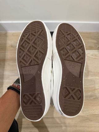 Converse Piel Blancas Mujer Talla 38