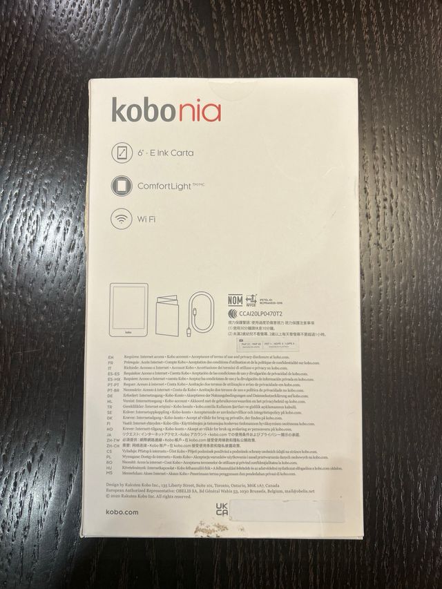 Kobo Nia com caixa NOVO