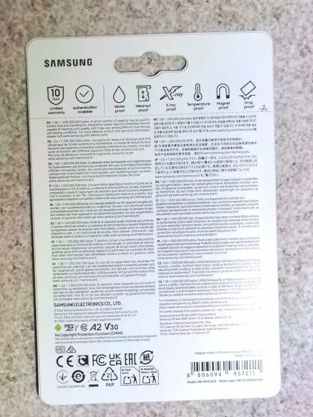 Samsung PRO Ultimate 256GB microSDXC Card