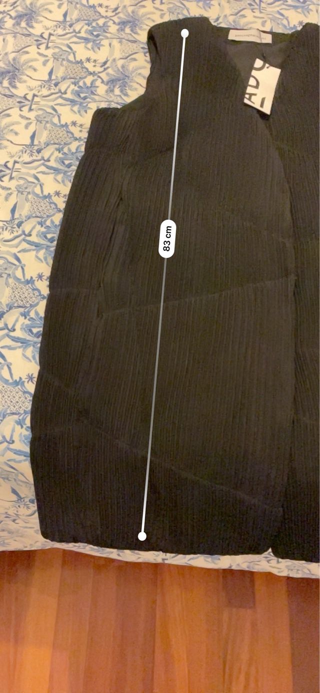 Chaleco Adolfo Dominguez Negro Talla S