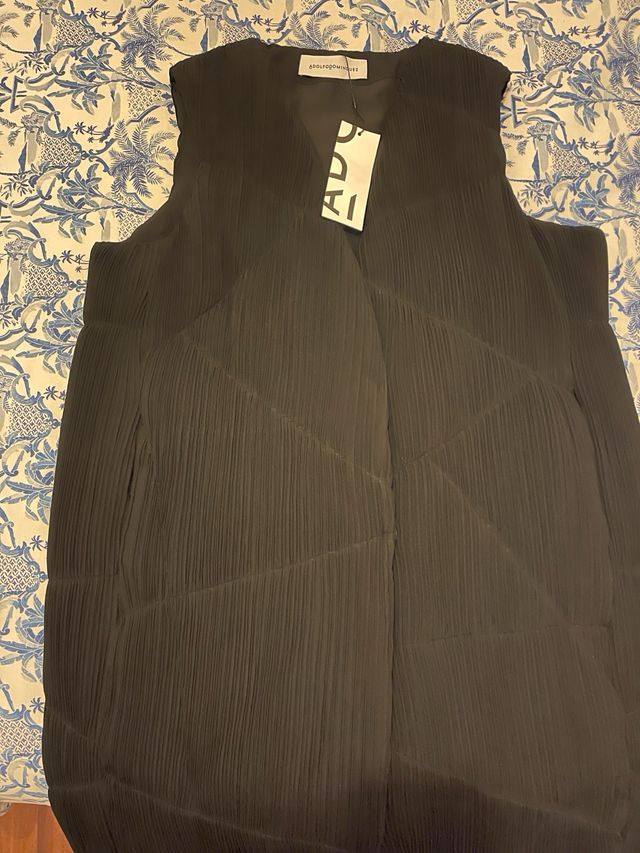 Chaleco Adolfo Dominguez Negro Talla S