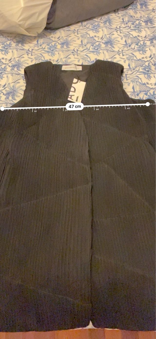 Chaleco Adolfo Dominguez Negro Talla S