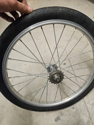 Rueda trasera 20 con cubierta