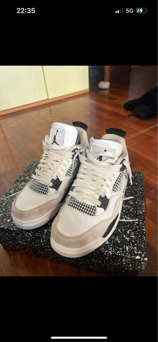 Scarpe Jordan 4 Military Black