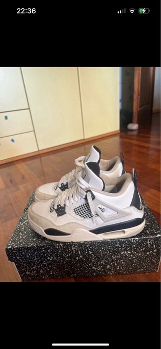 Scarpe Jordan 4 Military Black