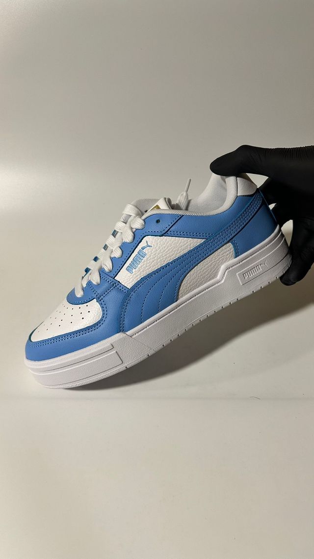 Puma Pro Classic White/Blue - Size 42