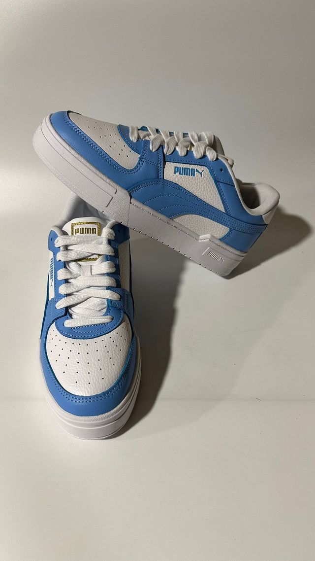 Puma Pro Classic White/Blue - Size 42