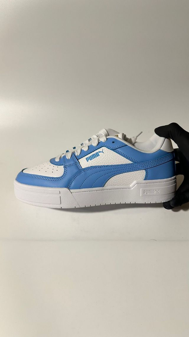 Puma Pro Classic White/Blue - Size 42