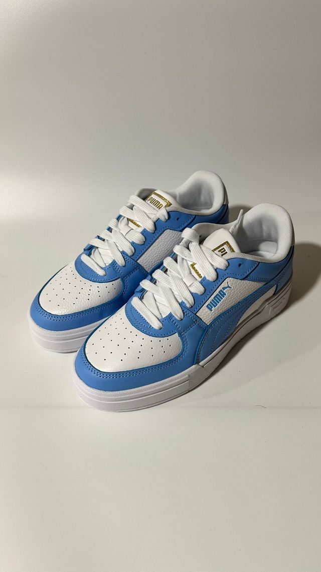 Puma Pro Classic White/Blue - Size 42