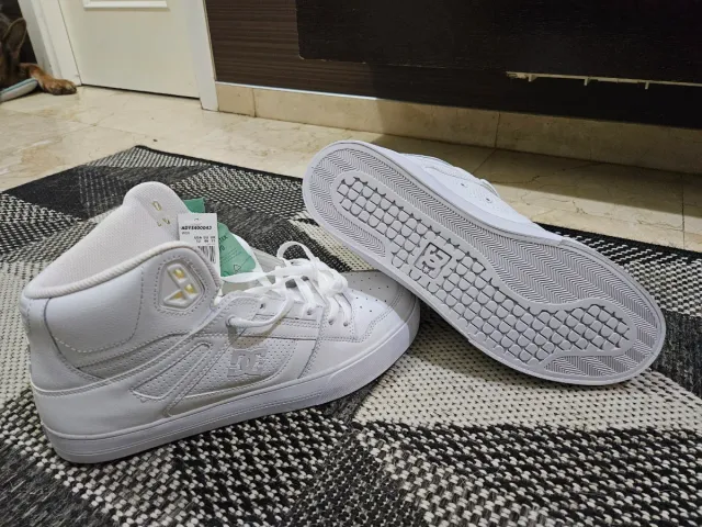 Botas DC Shoes Basket Blancas Talla 46