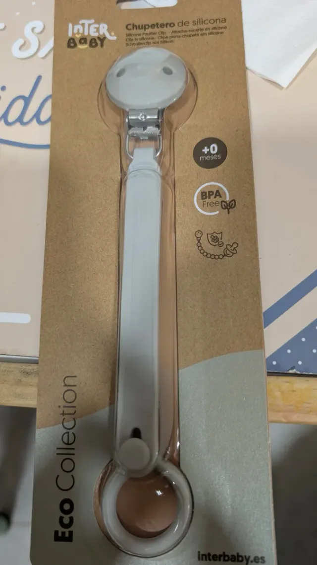 Chupetero Silicona Interbaby Nuevo +0 Meses