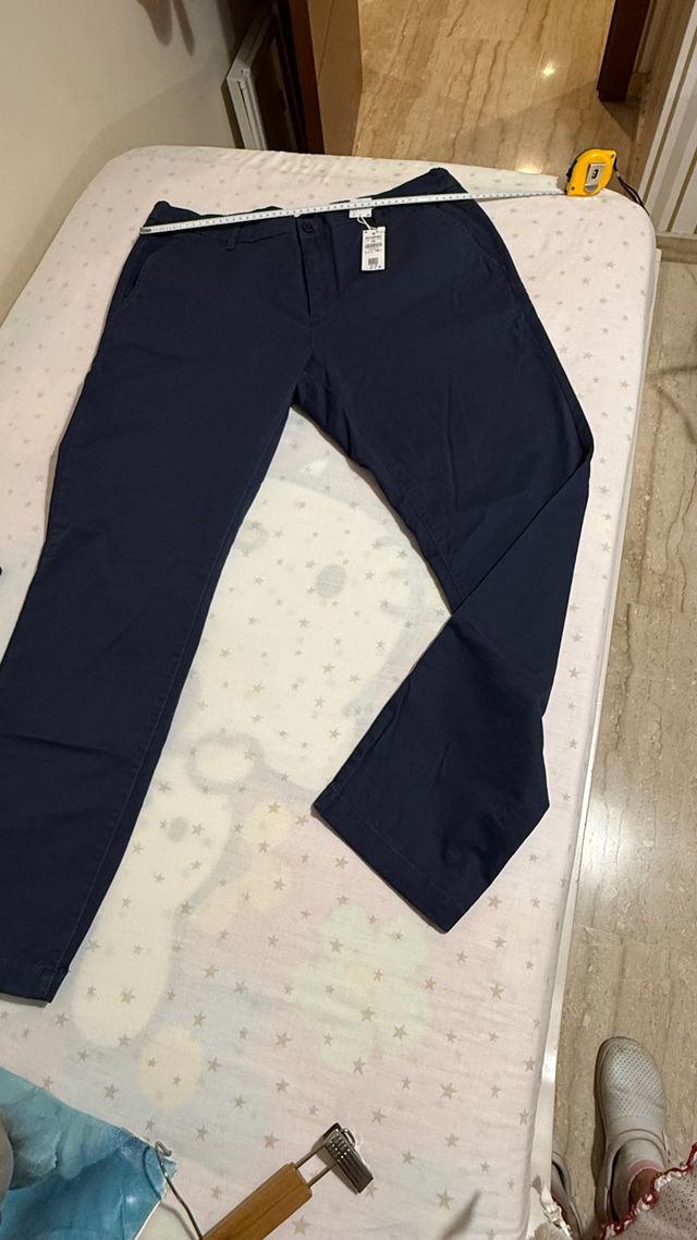 Pantalón El Corte Inglés Azul Marino Talla 48